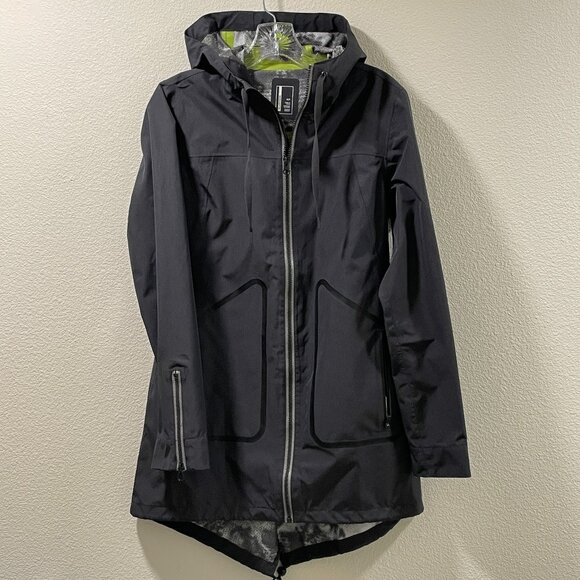 Mondetta Jackets & Blazers - (NEW) MONDETTA Lightweight Wind/Rain Breaker Hooded Jacket, Charcoal - S/P